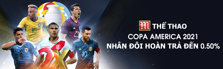 Hoàn trả nhân đôi tại Copa America