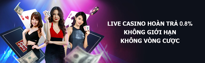 Hoàn trả lớn mỗi ngày chỉ có tại Casino trực tuyến
